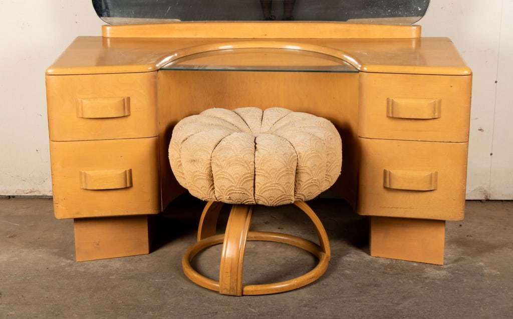 MCM DRESSING TABLE WITH STOOL - 2