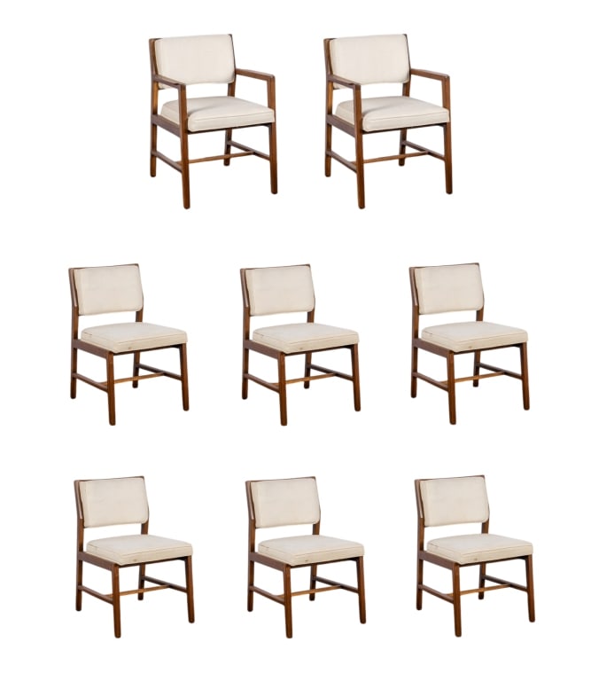 SET OF 8 DANISH MCM STYLE DINING CHAIRS (1 of 14)