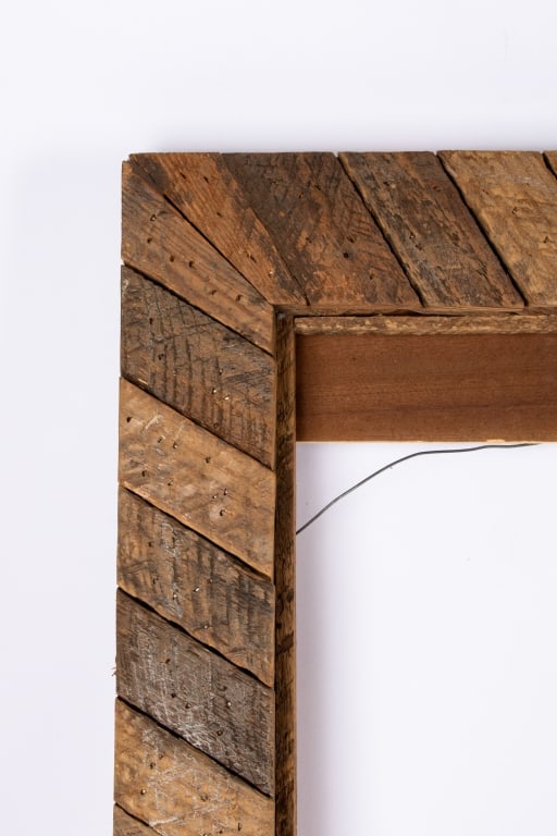 TWO MODERN WOODEN PICTURE FRAMES - 3