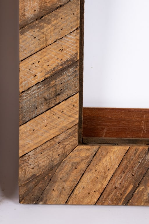 TWO MODERN WOODEN PICTURE FRAMES - 5