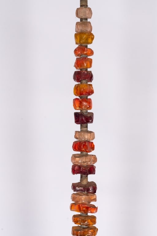 GLASS & METAL GARDEN SCULPTURE - 2