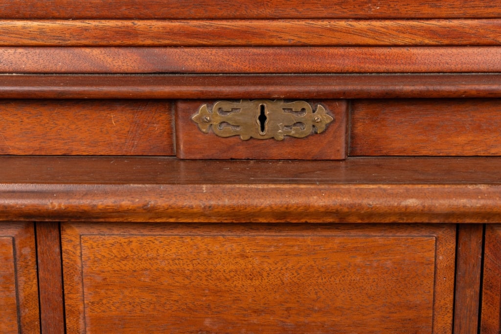 ANTIQUE MAHOGANY DENTAL CABINET - 3
