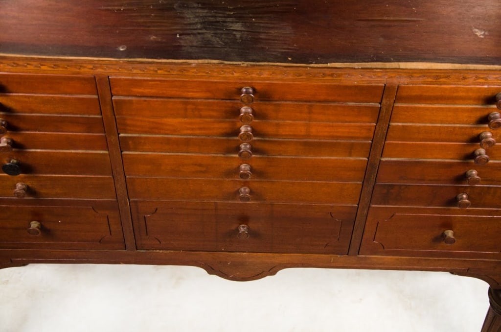 EARLY 20TH C. WOODEN DENTAL CABINET - 11