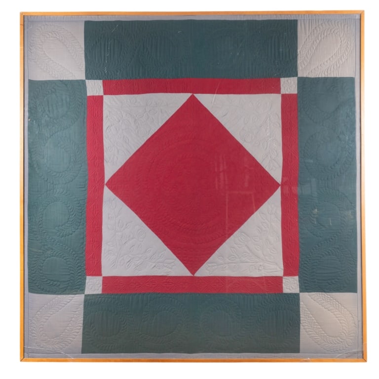 LARGE FRAMED QUILT (1 of 4)