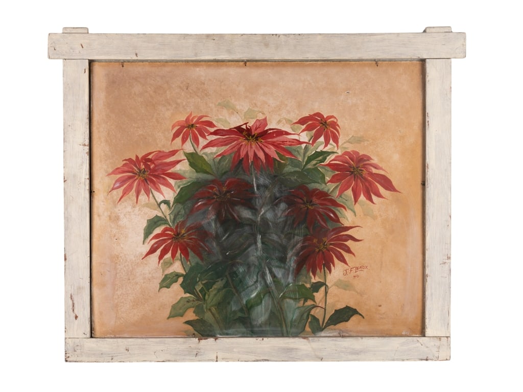 J.F. LENOX, STILL LIFE, OIL ON BOARD (1 of 8)