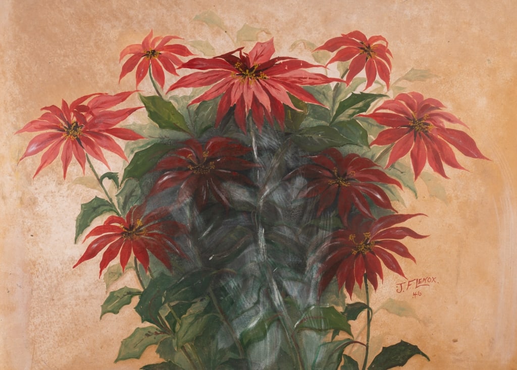 J.F. LENOX, STILL LIFE, OIL ON BOARD - 4