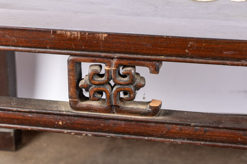 CHINESE HARDSTONE DRAGON MOTIF COFFEE TABLE - 4