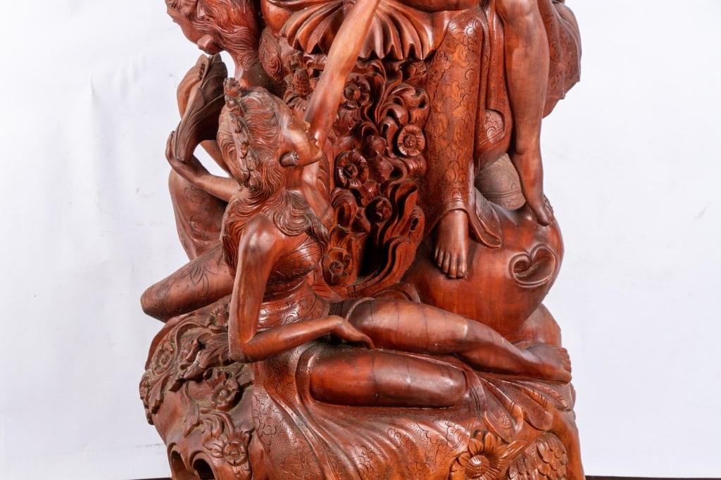 INDONESIAN BALINESE CARVING BY I.R. SUBAGE - 3