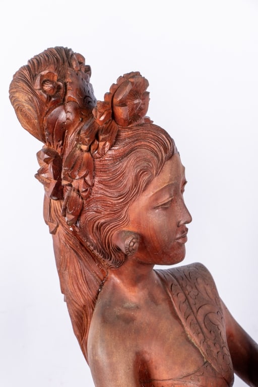 INDONESIAN BALINESE CARVING BY I.R. SUBAGE - 5