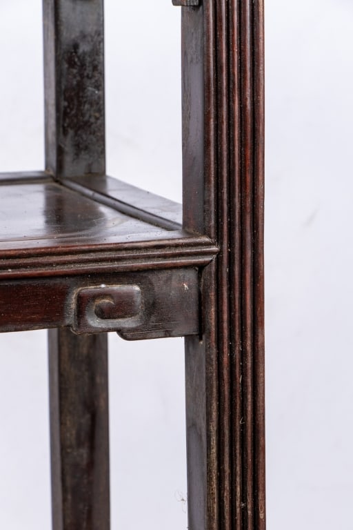CHINESE EXPORT MARBLE TOP SIDE TABLE - 5