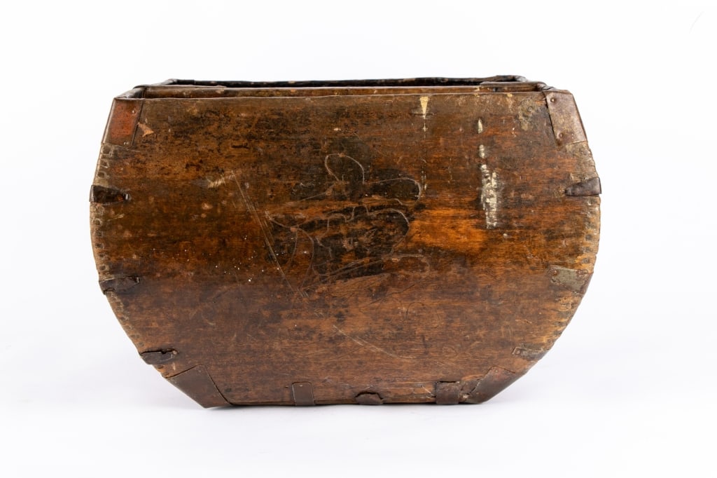 ANTIQUE CHINESE RICE MEASURE - 5