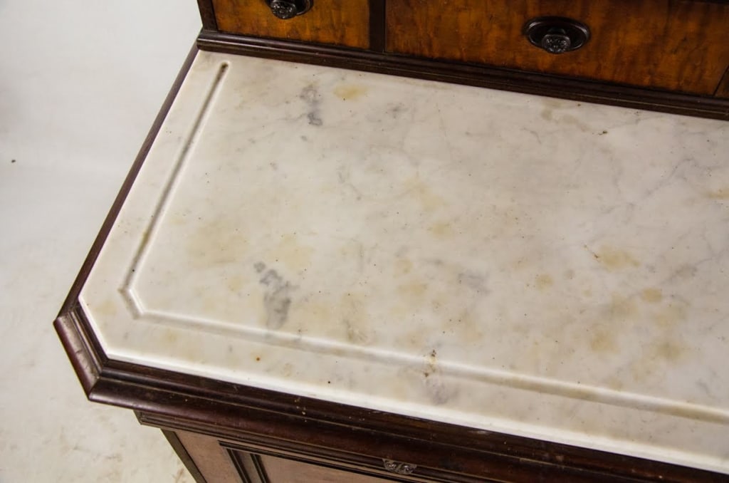 VICTORIAN MARBLE TOP DRESSER - 5