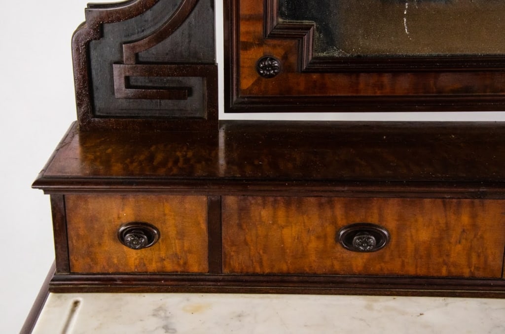 VICTORIAN MARBLE TOP DRESSER - 6