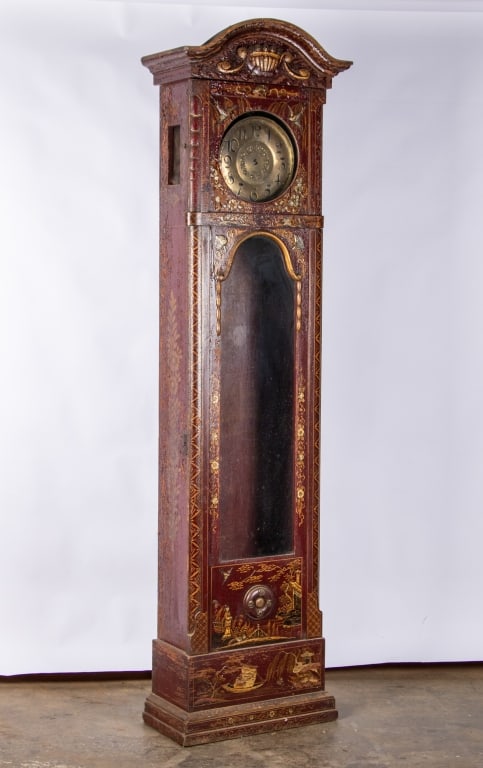 VINTAGE CHINOISERIE GRANDMOTHER CLOCK - 6