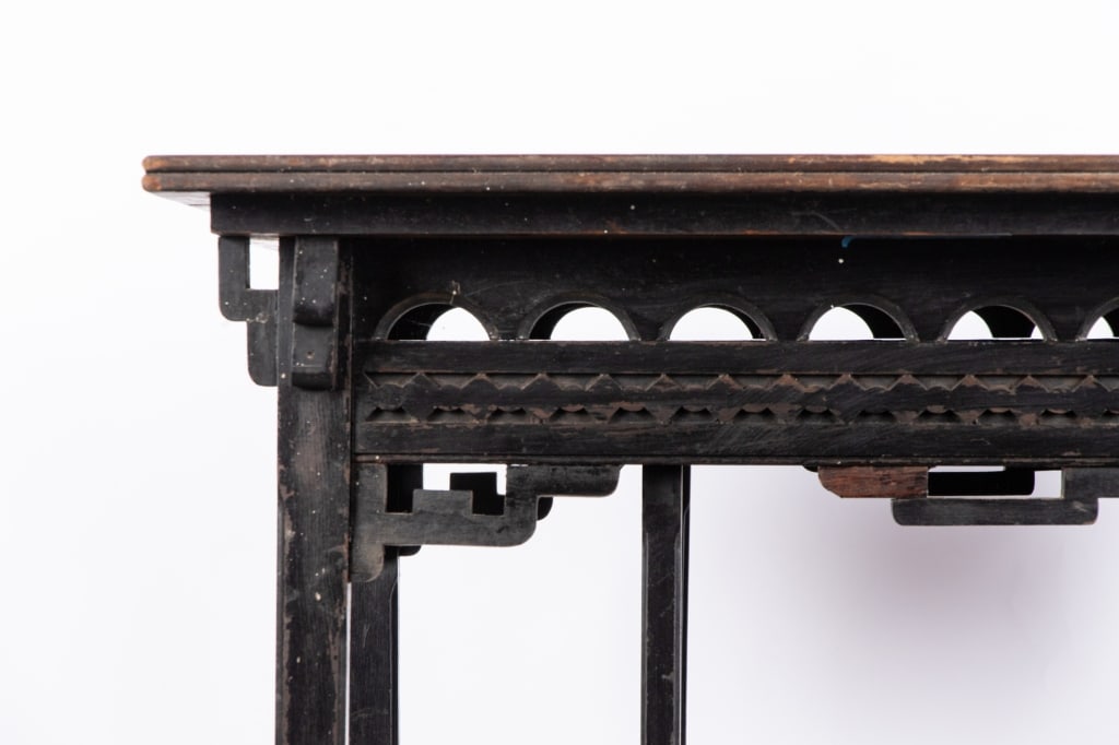 AESTHETIC MOVEMENT EBONIZED CENTER TABLE - 3