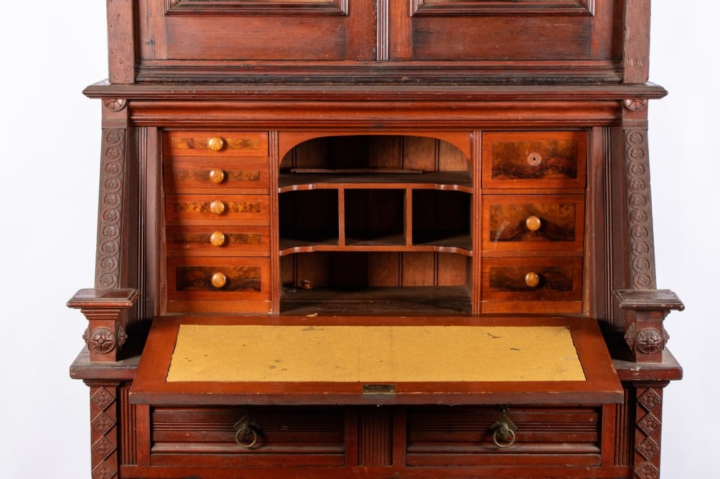 DROP FRONT SECRETARY DESK - 5