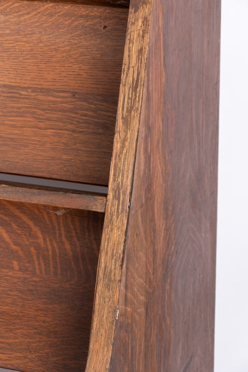 EARLY 20TH CENTURY LIBRARY BUREAU MAKERS OAK BOOK DISPLAY - 4