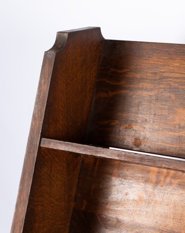 EARLY 20TH CENTURY LIBRARY BUREAU MAKERS OAK BOOK DISPLAY - 5