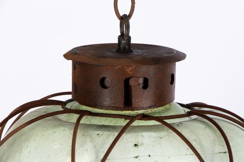 VINTAGE NAUTICAL HANGING LANTERN - 3