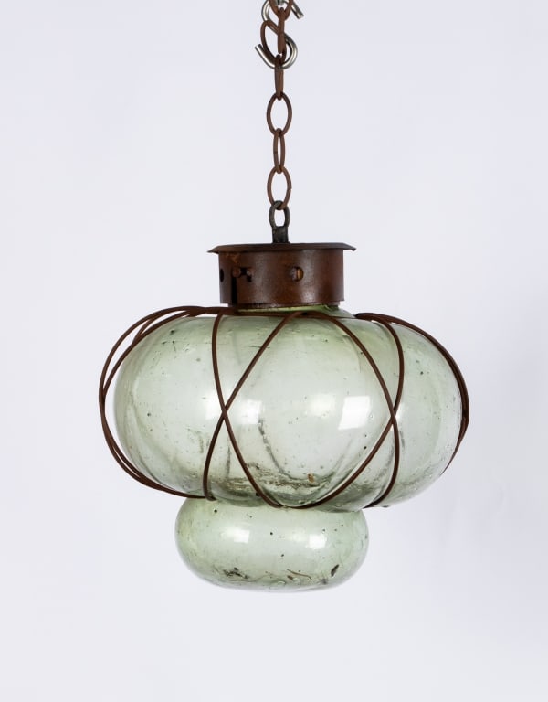 VINTAGE NAUTICAL HANGING LANTERN - 4