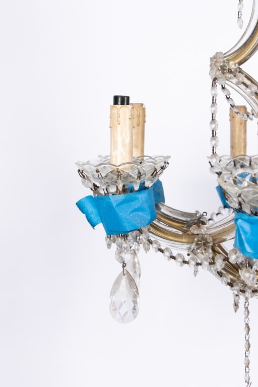 VENETIAN STYLE 8-LIGHT CHANDELIER - 5