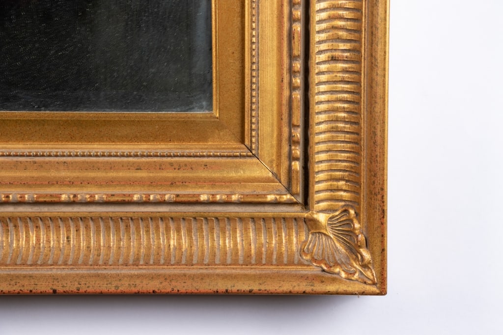 VINTAGE ORNATE GILT WALL MIRROR - 3