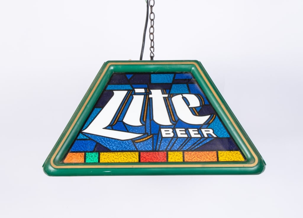 VINTAGE LITE BEER LIGHT FIXTURE - 2