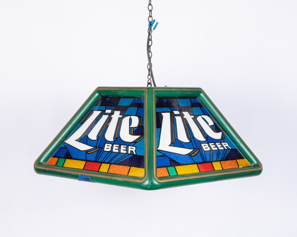 VINTAGE LITE BEER LIGHT FIXTURE - 4