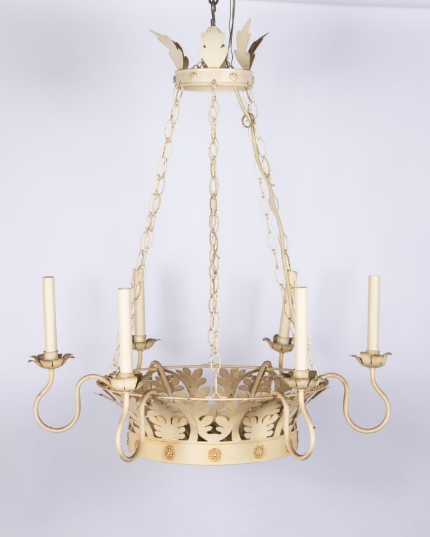 MODERN MEDIEVAL-INSPIRED METAL CHANDELIER - 8