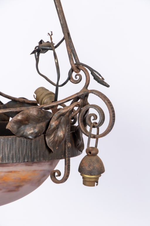 MULLER FRERES STYLE CHANDELIER - 3