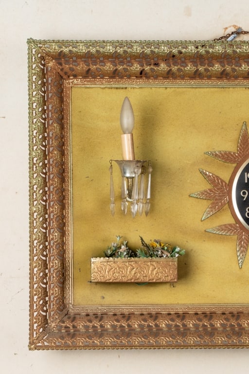 MID-CENTURY FRAMED WALL CLOCK - 3