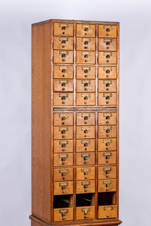 LIBRARY BUREAU CARD CATALOG - 2