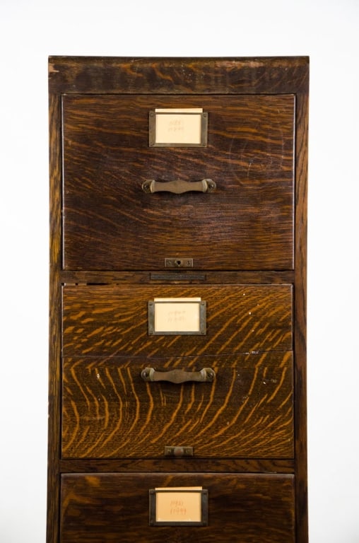 LIBRARY BUREAU FOUR-DRAWER FILE CABINET - 2