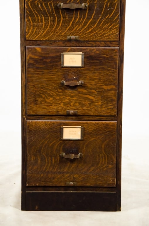 LIBRARY BUREAU FOUR-DRAWER FILE CABINET - 3
