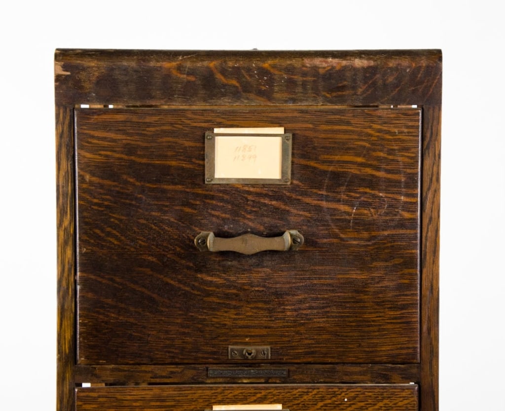 LIBRARY BUREAU FOUR-DRAWER FILE CABINET - 4
