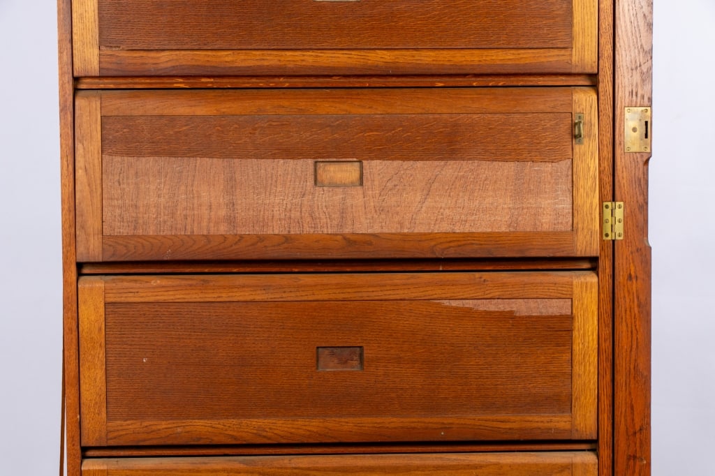 MID-CENTURY RAF STAVERTON OAK CABINET - 3