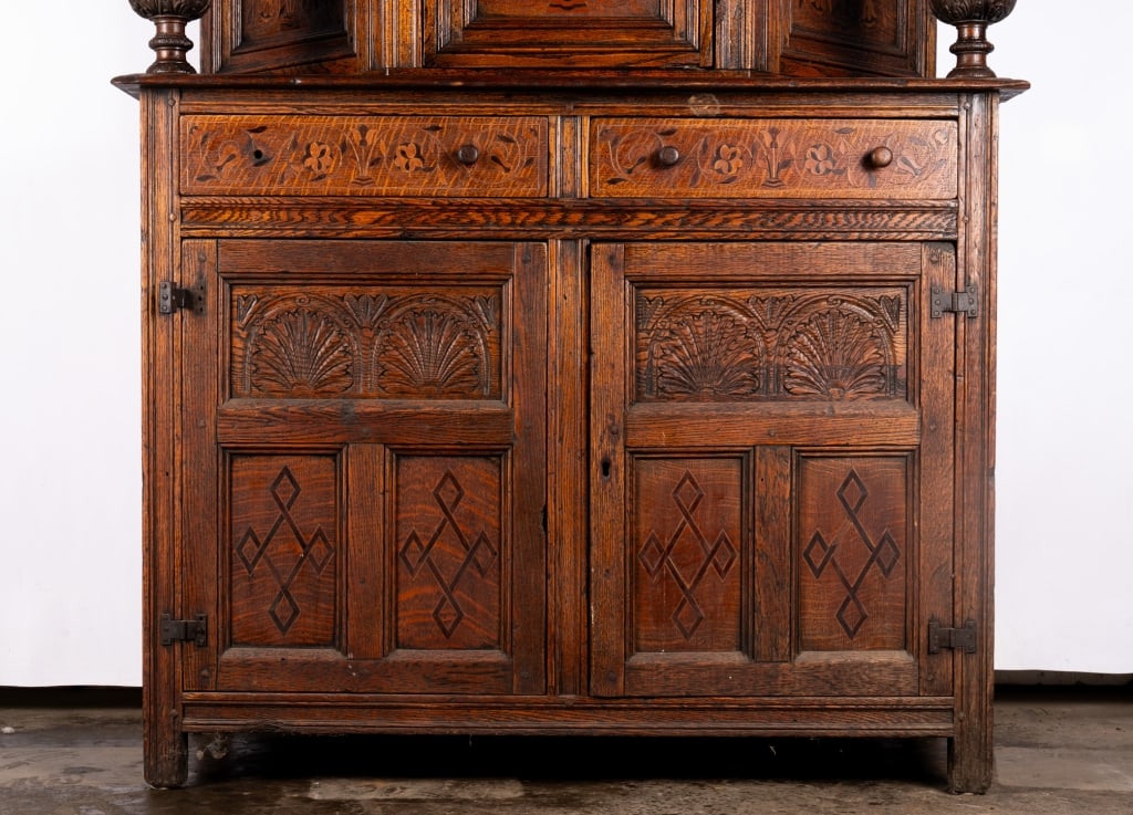 FRENCH RENAISSANCE REVIVAL COURT CUPBOARD - 2