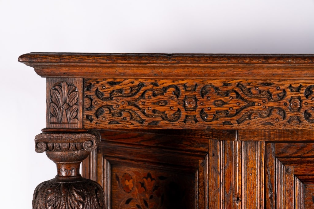 FRENCH RENAISSANCE REVIVAL COURT CUPBOARD - 8