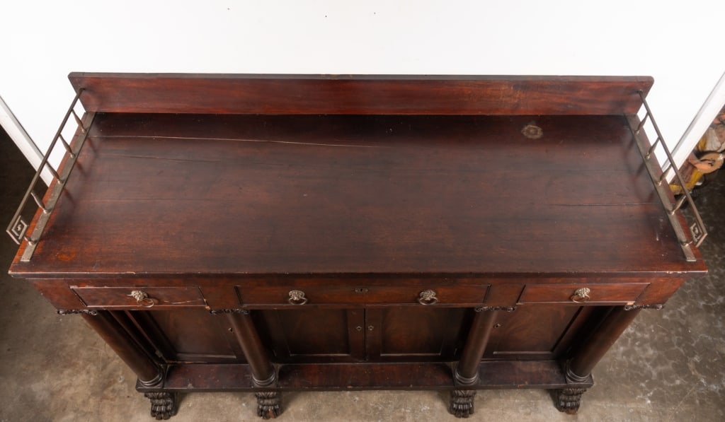 EMPIRE STYLE MAHOGANY SIDEBOARD - 8