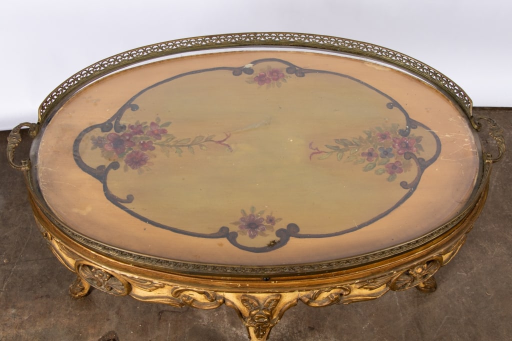 VENETIAN STYLE HAND-PAINTED SIDE TABLE - 7