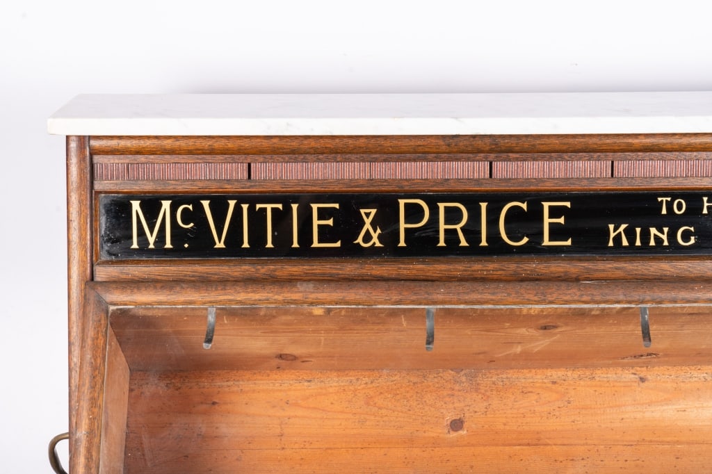 EARLY 20TH C. ENGLISH MCVITIE & PRICE BAKERY BISCUIT DISPLAY SHOWCASE - 2