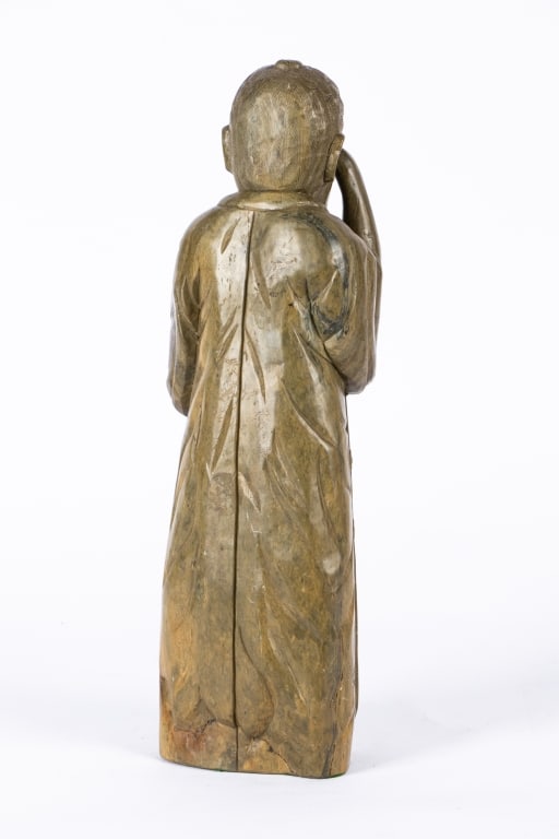 CHINESE CARVED SOAPSTONE SCULPTURE - 5