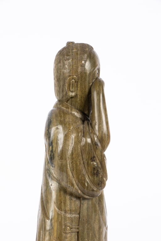 CHINESE CARVED SOAPSTONE SCULPTURE - 6