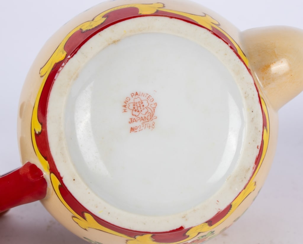 18-PIECE JAPANESE MID-CENTURY HAND-PAINTED TEA SE - 6