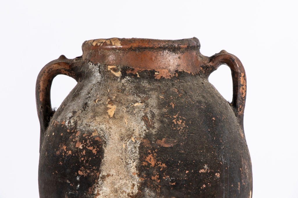 VINTAGE TURKISH TERRACOTTA AMPHORA VASE - 2