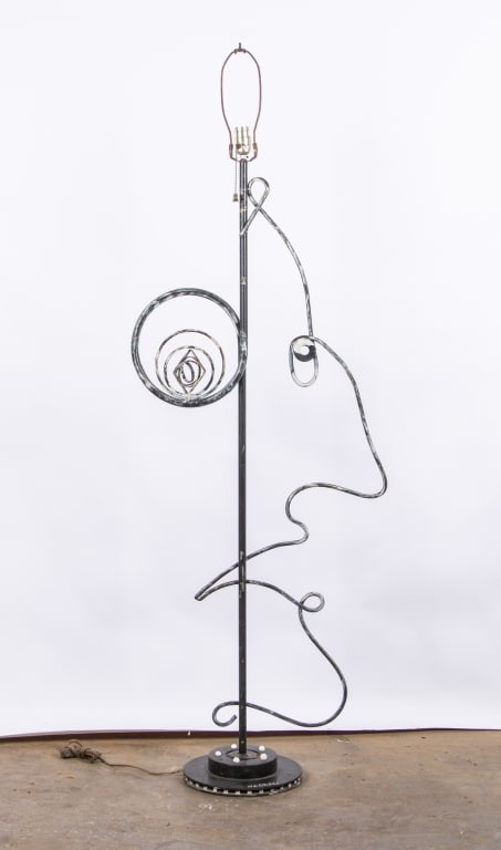 HADDAD ABSTRACT FIGURAL FLOOR LAMP - 4