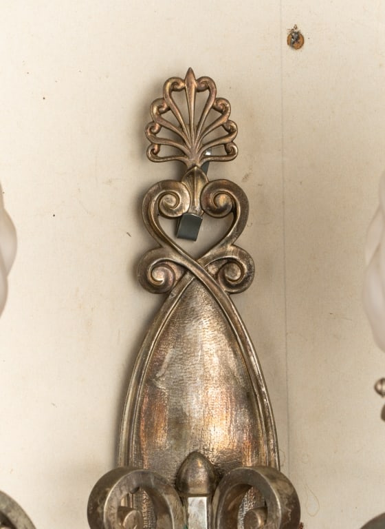 ART DECO STYLE TORCH WALL SCONCE - 6