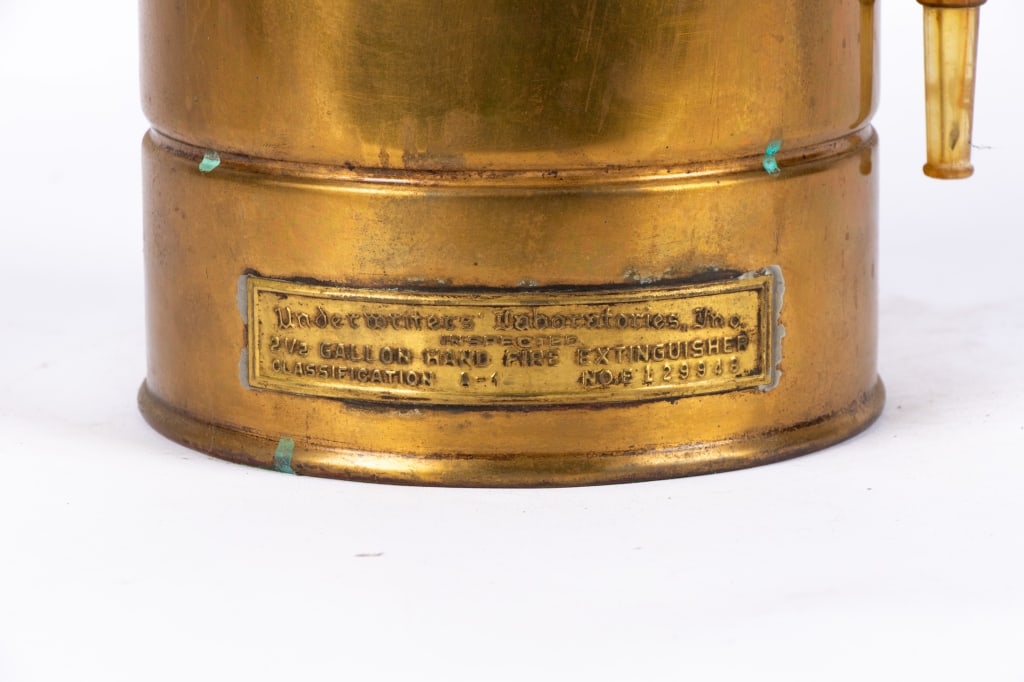 ELKHART BRASS MFG CO FIRE EXTINGUISHER TABLE LAMP - 4