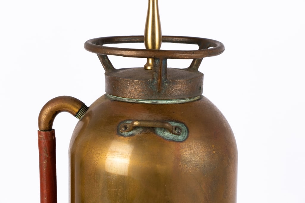 ELKHART BRASS MFG CO FIRE EXTINGUISHER TABLE LAMP - 6