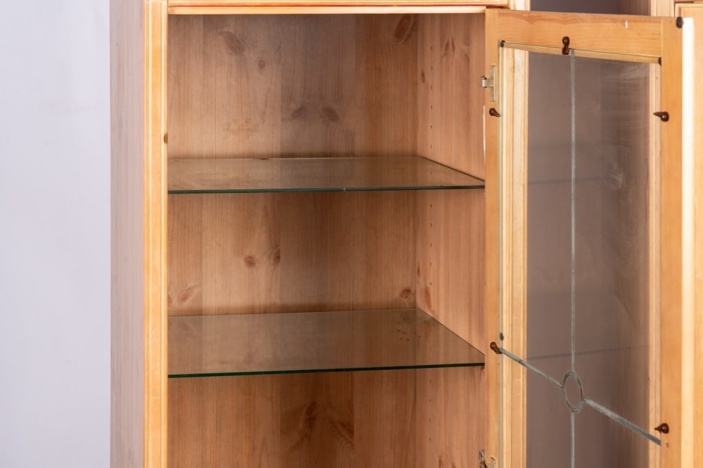 TWO MODERN SHOWCASE CABINETS - 4